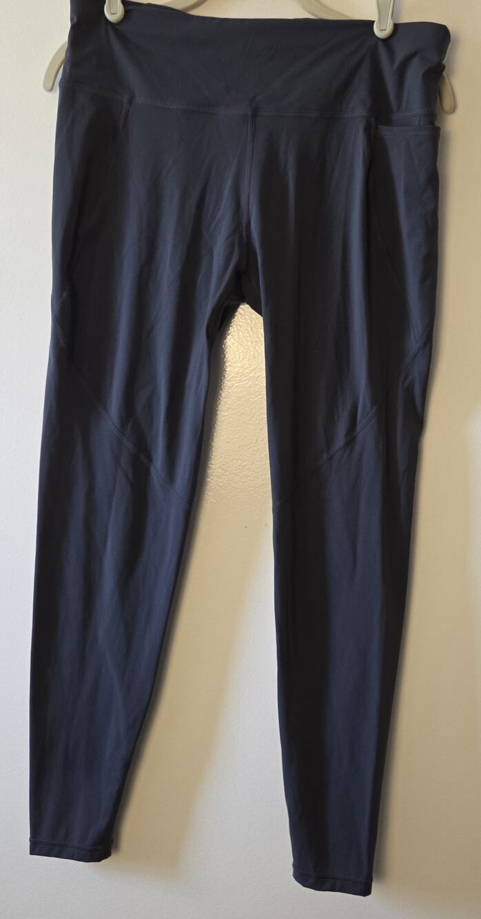 Sweaty Betty Power Full Length Workout Leggings Pockets SB5400 Gray Sz 10 L